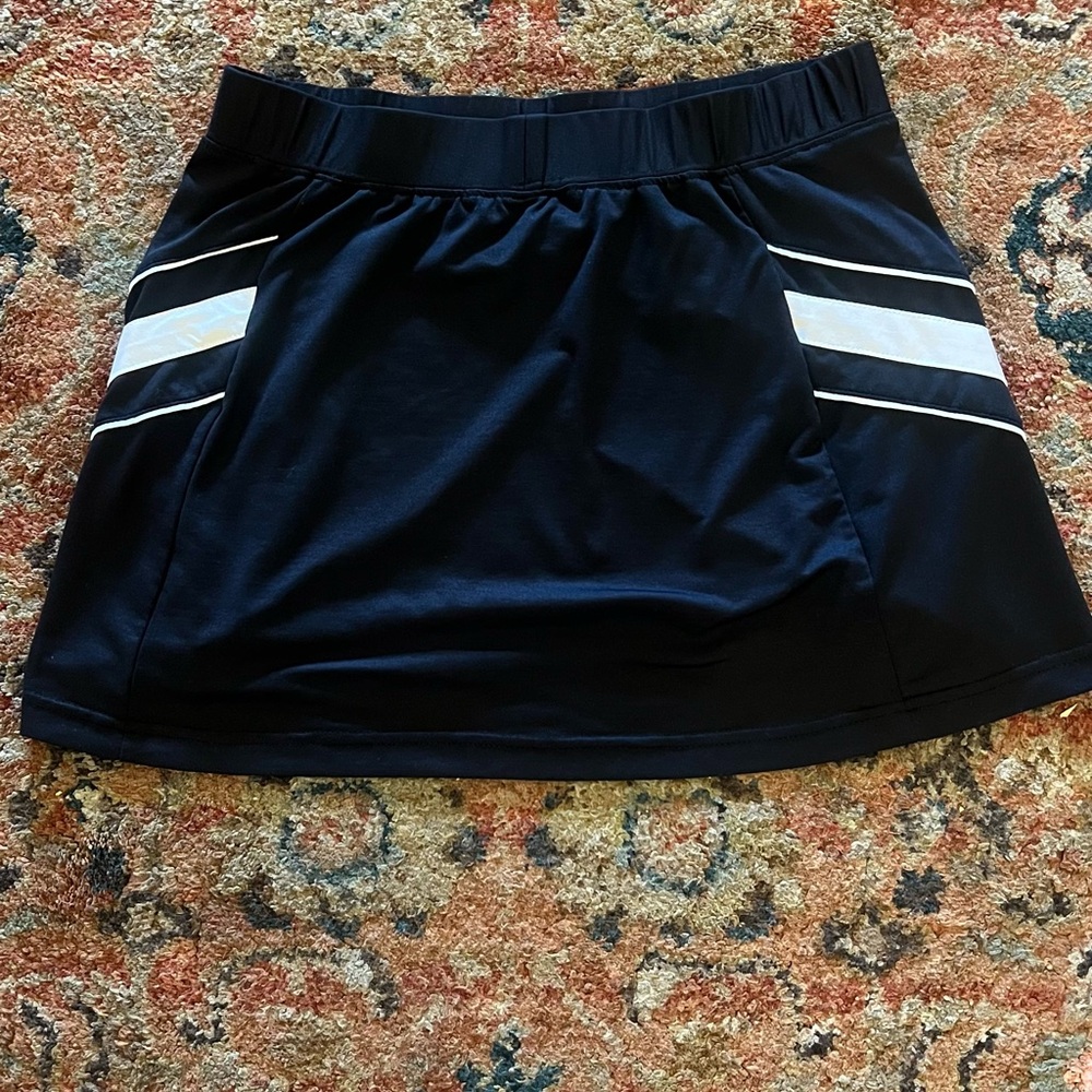 Vintage LBH Black and White Athletic Tennis Skirt